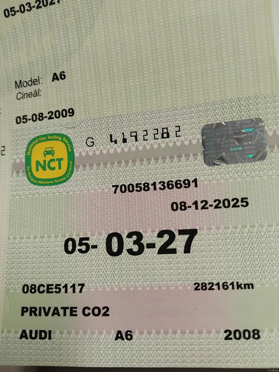 Audi A6  new nct 03/2027 tax 01 /2026 - Image 2