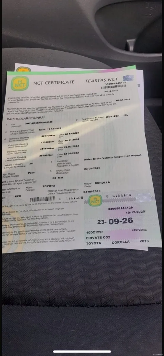 Toyota Corolla 2010 - Image 3