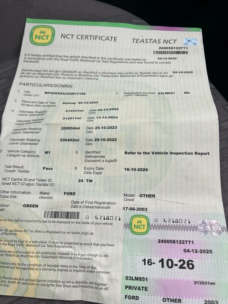 Fusion 1.4 Petrol just Ncted - Image 2