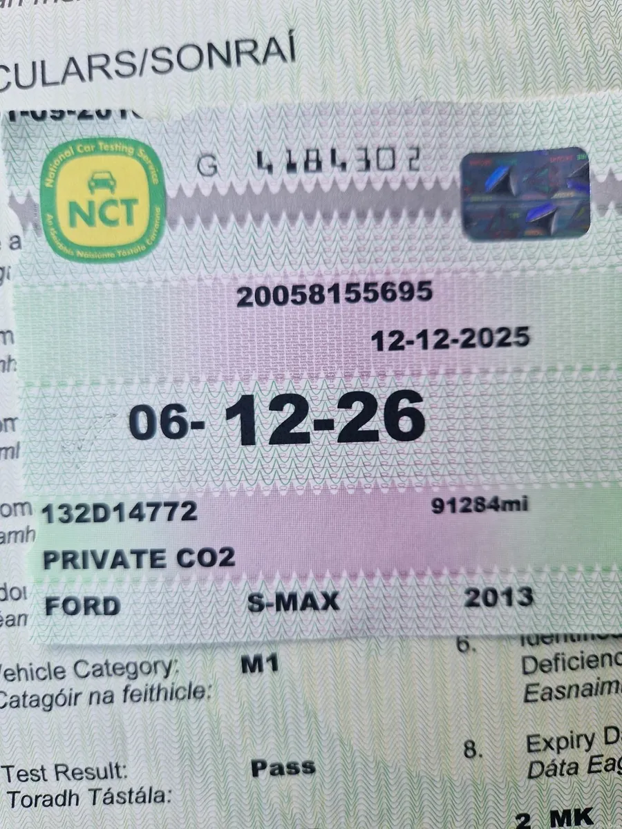 Ford S-Max 132 NCT DEC 26 91k miles - Image 4