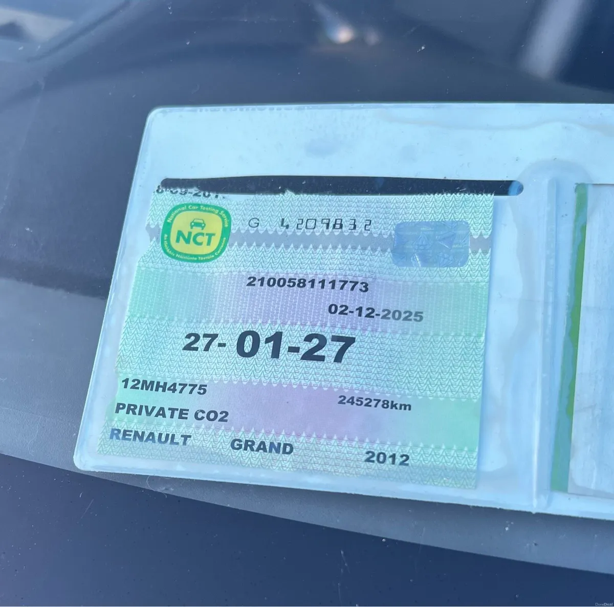 2012 Renault Grand Scenic 1.5 Diesel New NCT 2/27 - Image 4