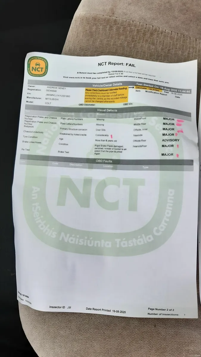 2 x Mitsubishi Colt read ad! - Image 3