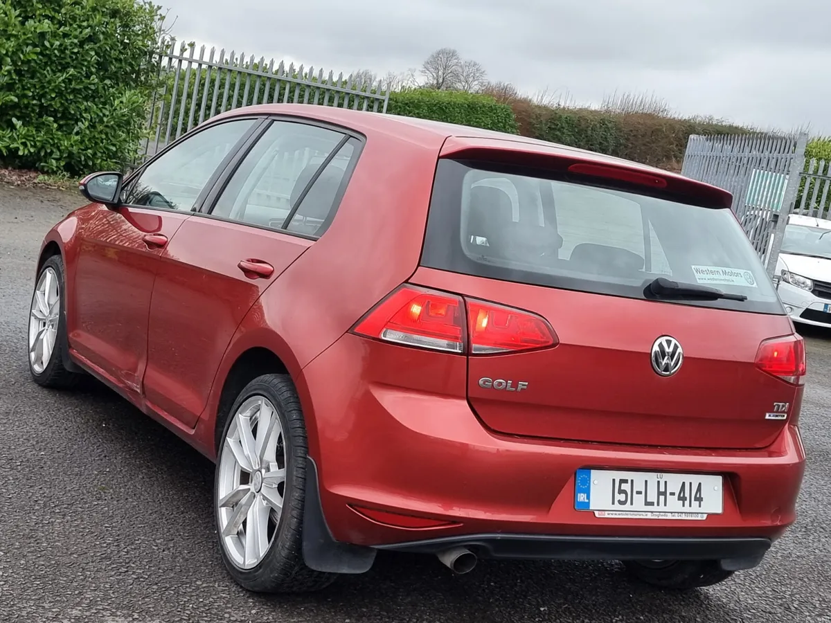 Volkswagen Golf 2015 tdi new nct today €6990 - Image 1