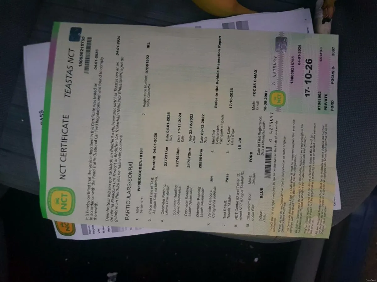 ⁹ford focus cmax 1.6 diesel zetec - Image 4