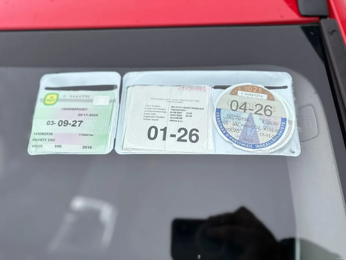 Volvo V60 2016 New NCT 09/27 Tax 04/26 - Image 3