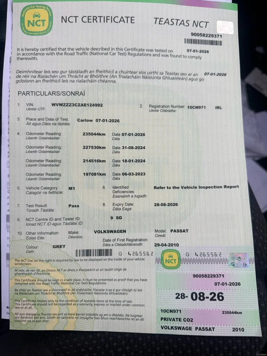 2010 Passat low mileage - Image 2