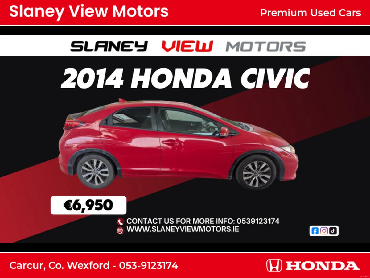 Honda Civic 1.6 I DTEC S DAB/PREMI A AUDI 5DR - Image 1