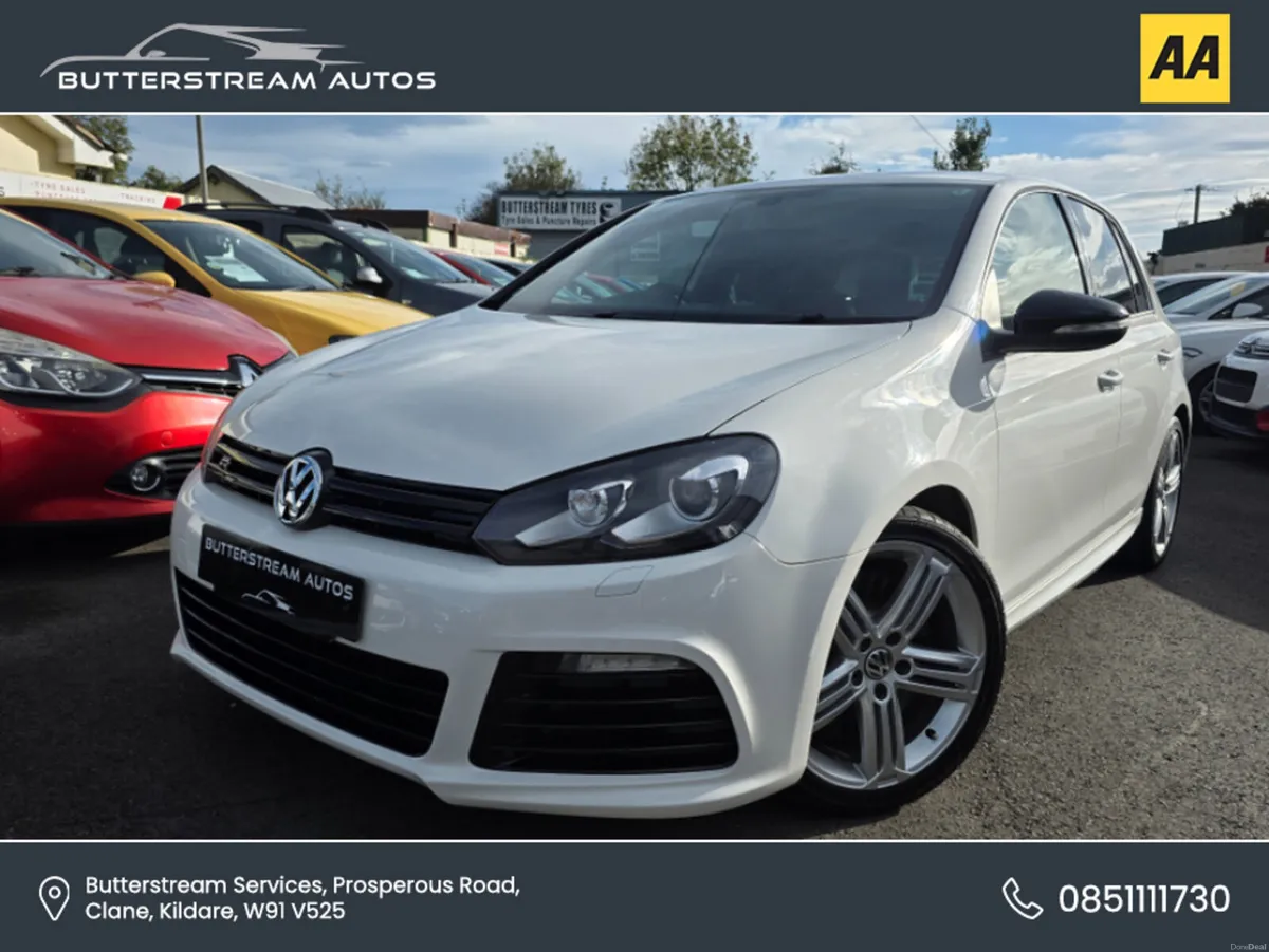 Volkswagen Golf R 2.0 DSG AUTO IN WHITE/BLACK LEAT - Image 4