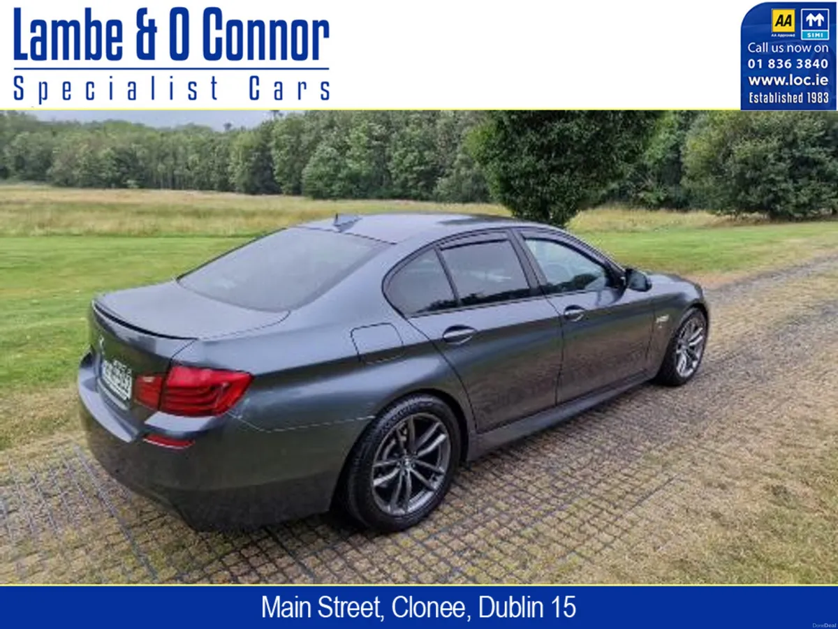 BMW 5-Series 520d  M SPORT AUTO *** GREY MET / BLA - Image 4
