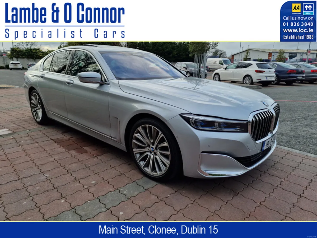 BMW 7-Series 730d NEW MODEL **** GLACIER SILVER / - Image 3
