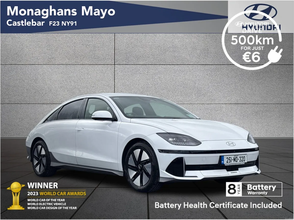 Hyundai IONIQ 6 ELEGANCE - 614KM RANGE - 77KW 5DR - Image 1
