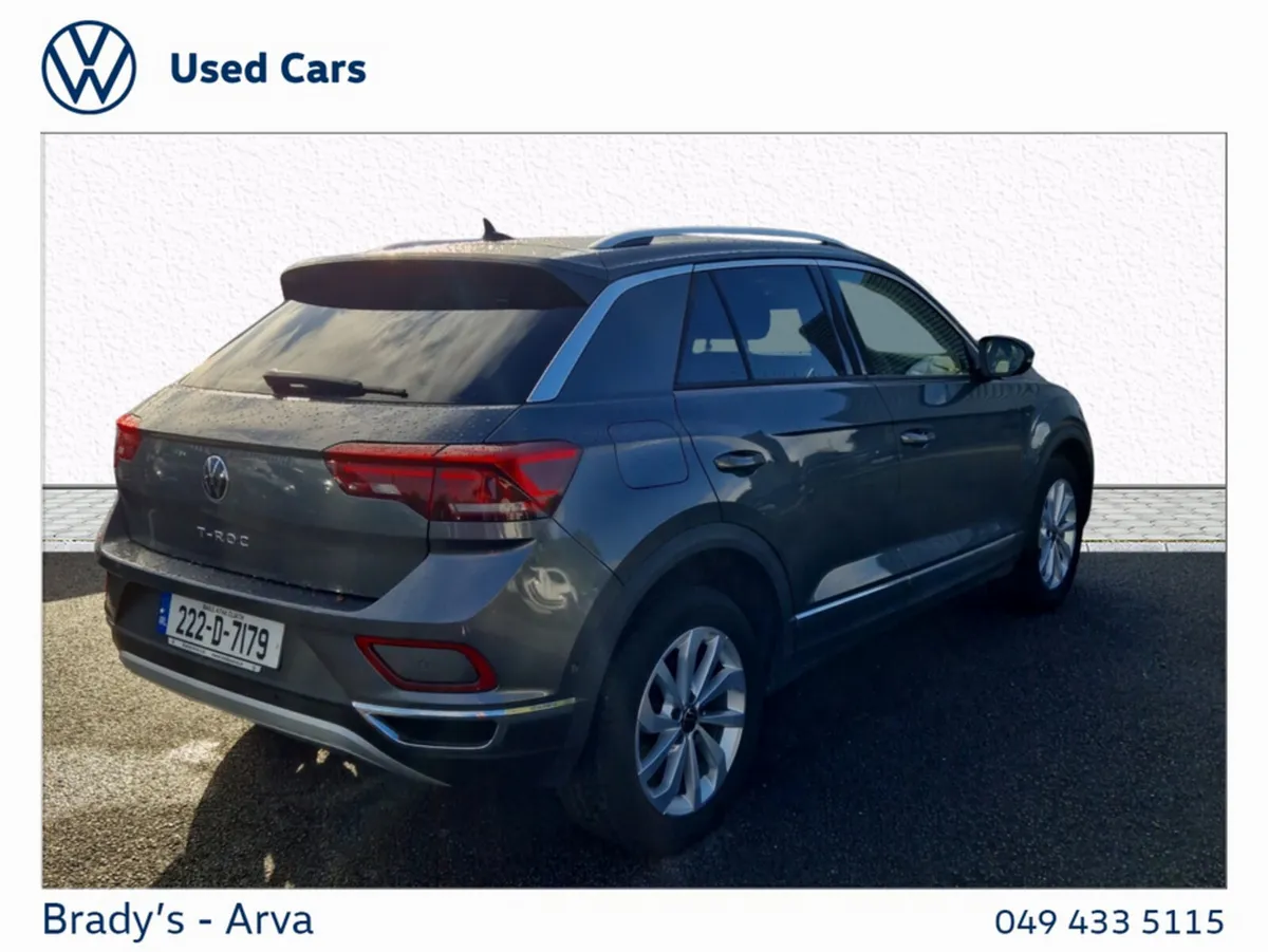 Volkswagen T-Roc STYLE 1.0 TSI 110BHP M6F - Image 3