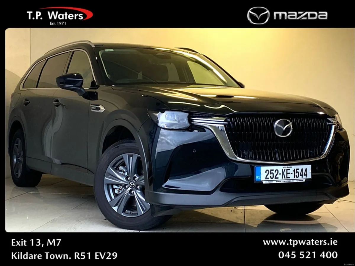 Mazda CX-80 EXCLUSIVE-LINE - PHEV - FULL BLACK LEA - Image 1
