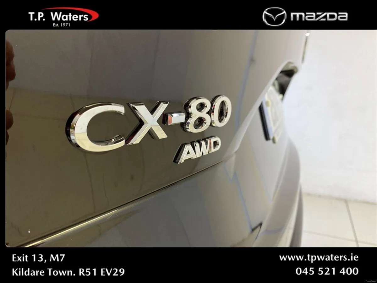 Mazda CX-80 EXCLUSIVE-LINE - PHEV - FULL BLACK LEA - Image 5
