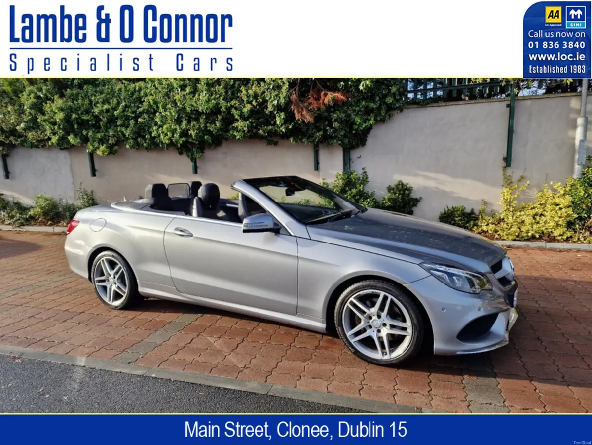Mercedes-Benz E-Class E220  AMG LINE CONVERTIBLE * - Image 1