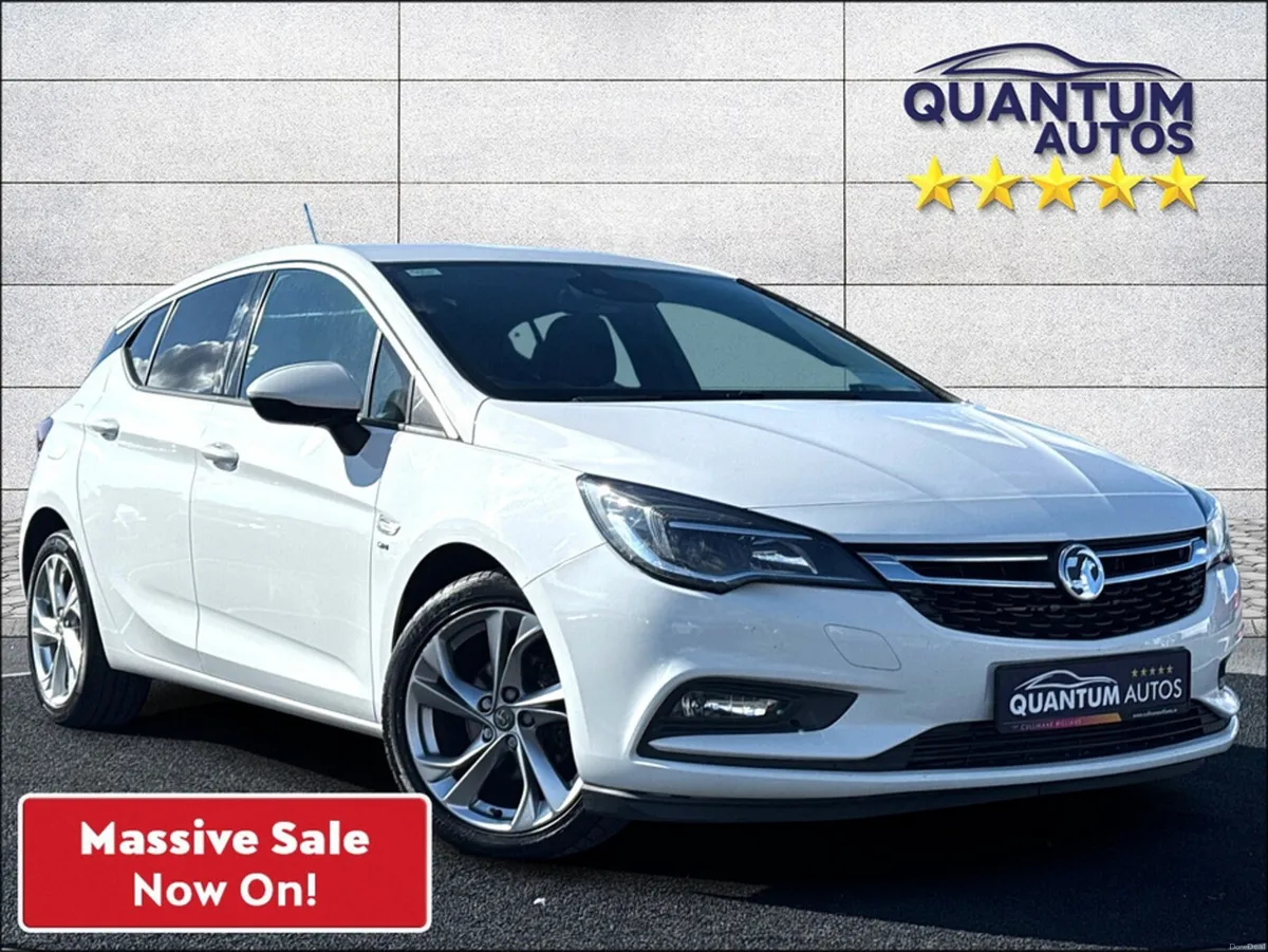 Vauxhall Astra 2017 TURBO 1.4 SRI €63 P/W WITH NO - Image 1