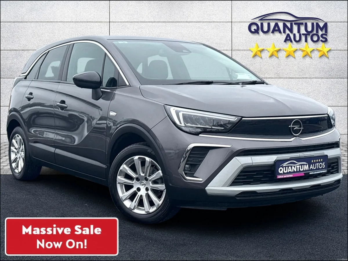 Opel Crossland 2022 ELITE-1.2 PETROL 5DR €73P/W WI - Image 1