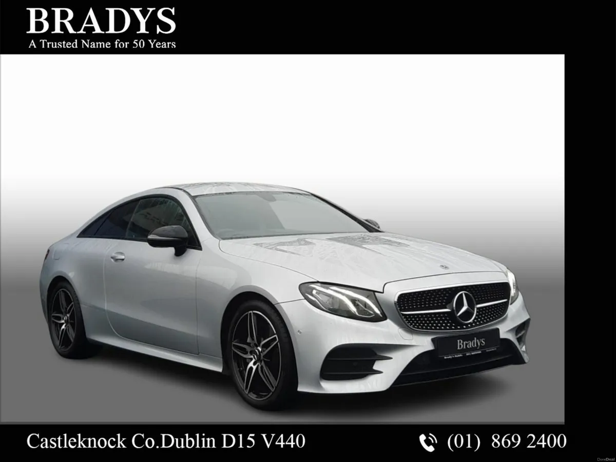 Mercedes-Benz E-Class E220d AMG Coupe--Night Packa - Image 3