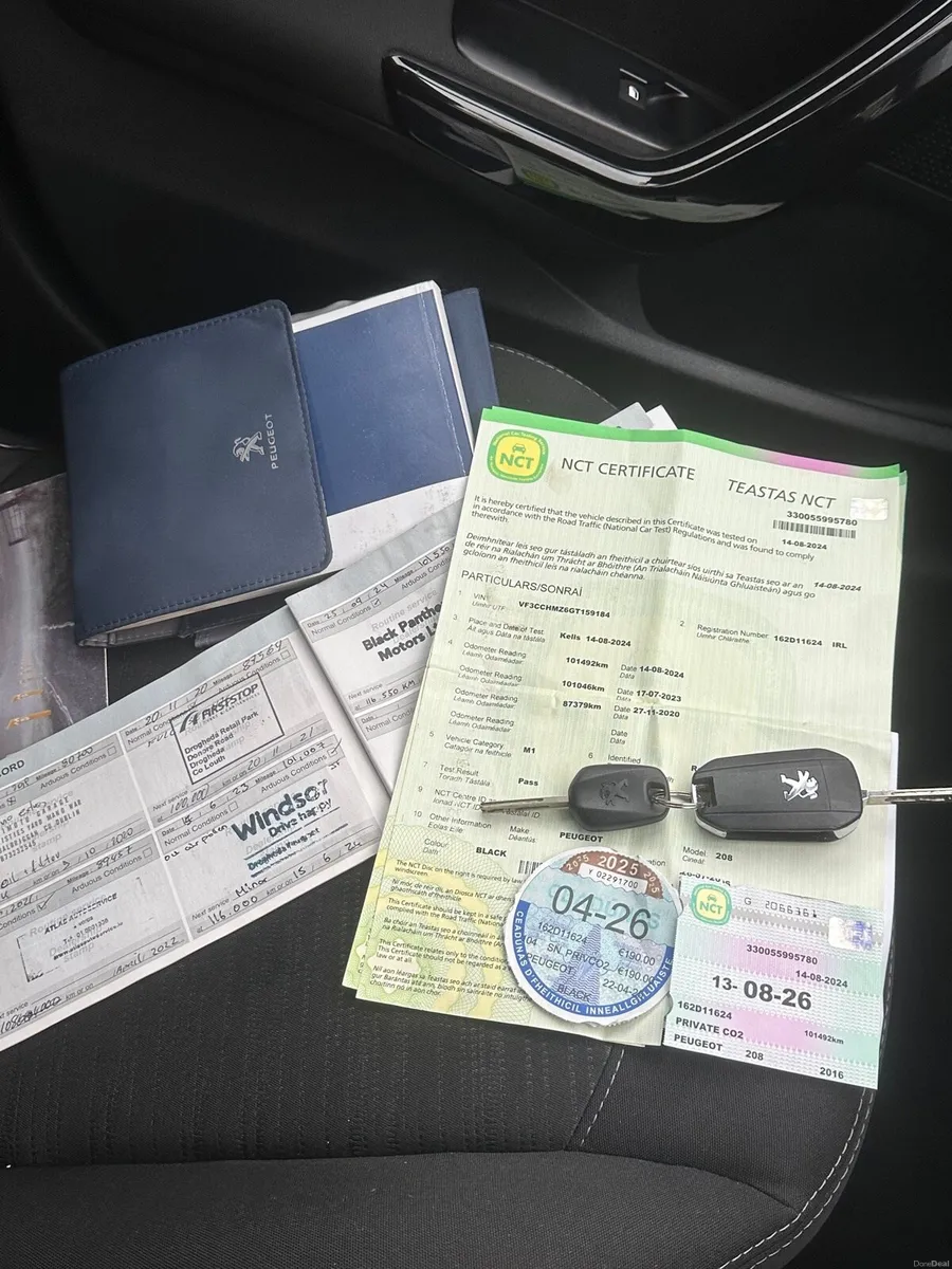 162 peugout 208 1.2 petrol with nct low kms - Image 3