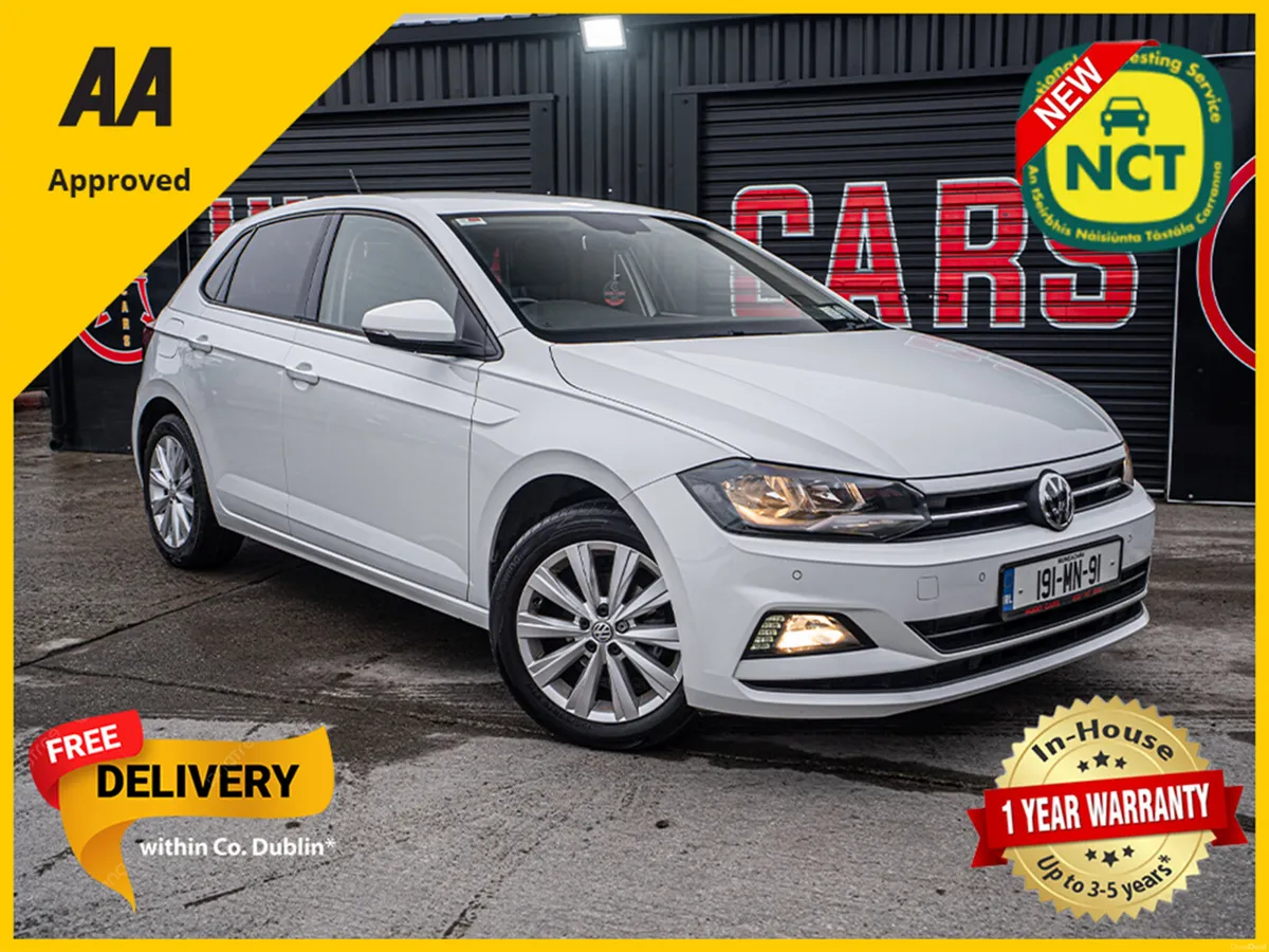 2019 VW Polo 1.0 CL/Carplay/New NCT/1yr warranty - Image 1