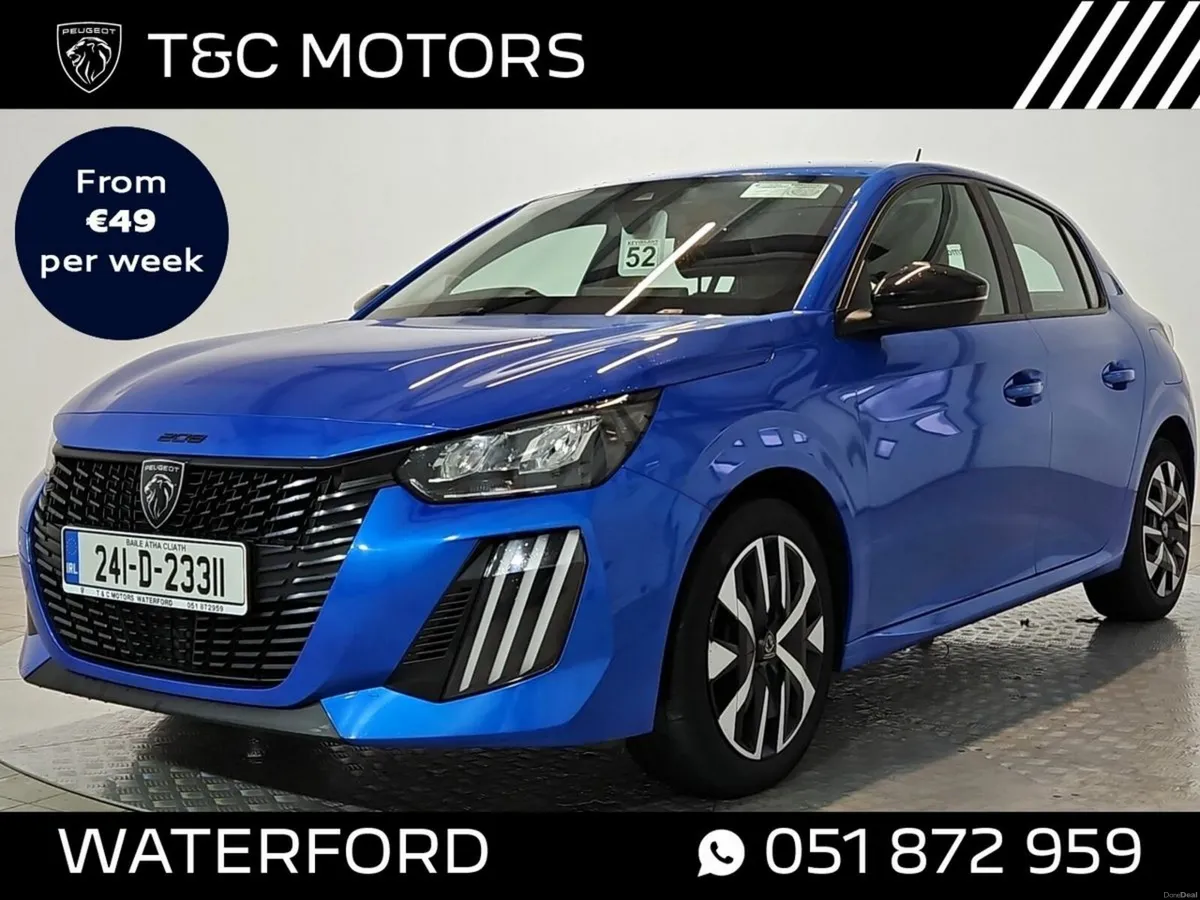 Peugeot 208 Active 1.2 Petrol, Apple Carplay & And - Image 1
