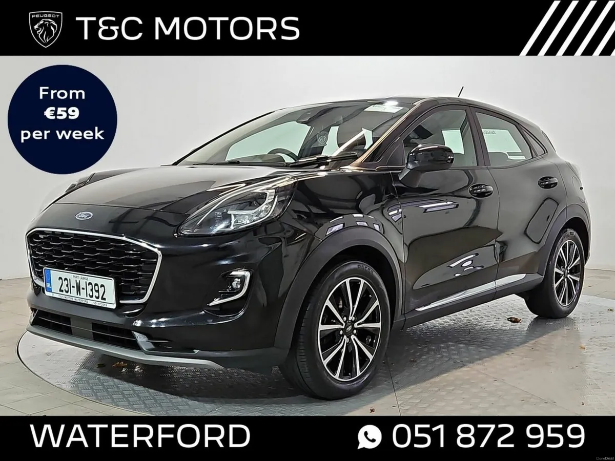 Ford Puma Titanium 1.0 MHEV 125BHP  Sat Nav, Air C - Image 1