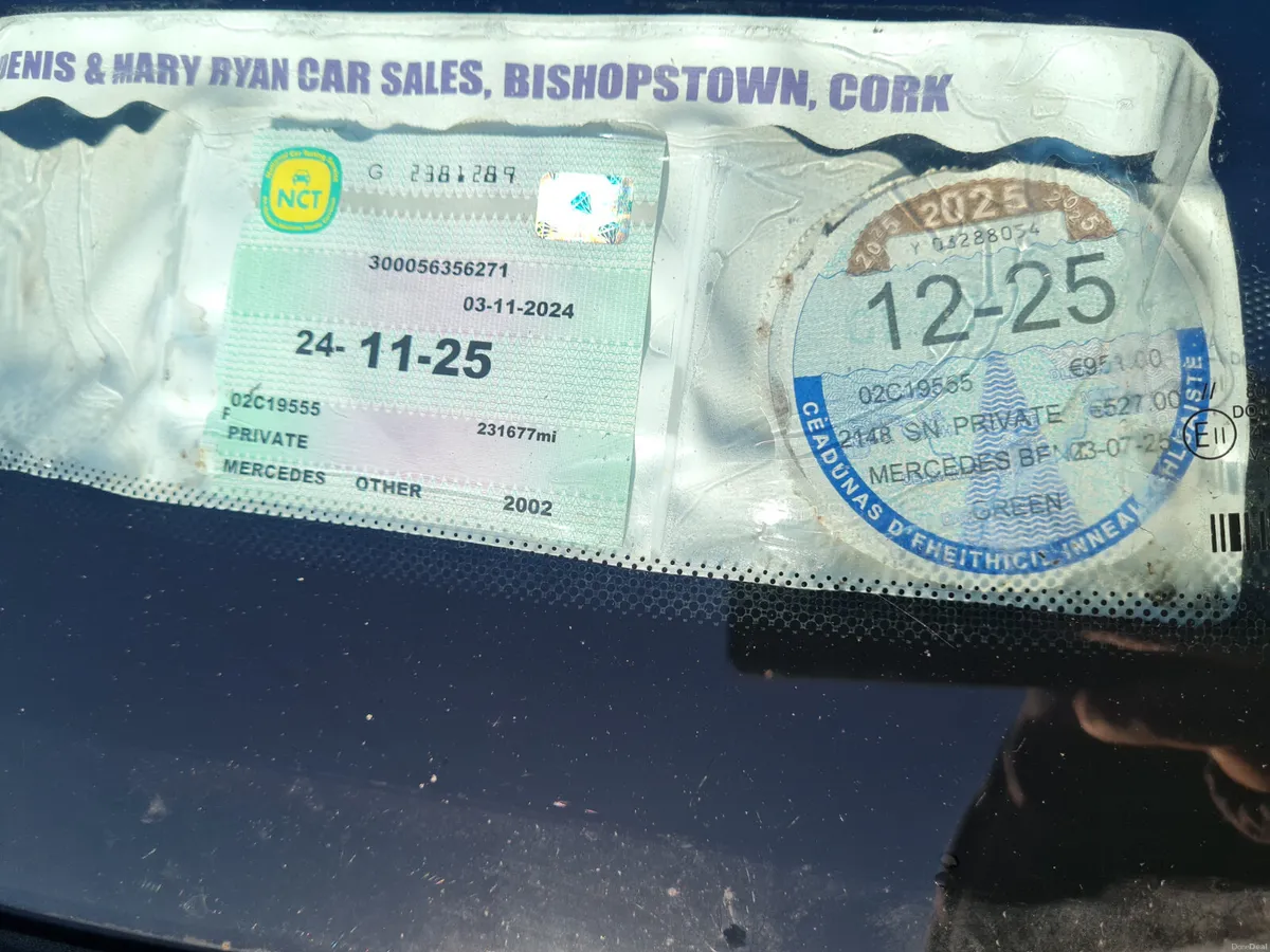 2002 Mercedes-Benz E220cdi read ad - Image 2