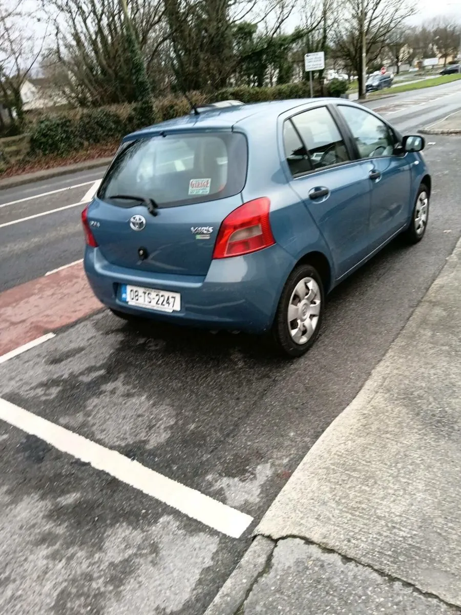 Toyota yaris 2008 nct 3 /26. 1litre 1250e - Image 2