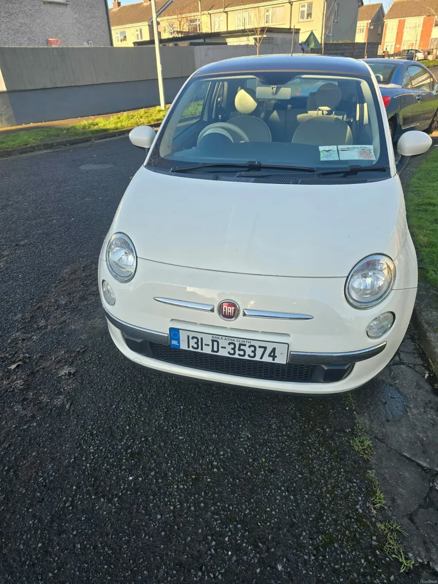 2013 Fiat 500 1.2 Petrol Pan Roof - Image 1