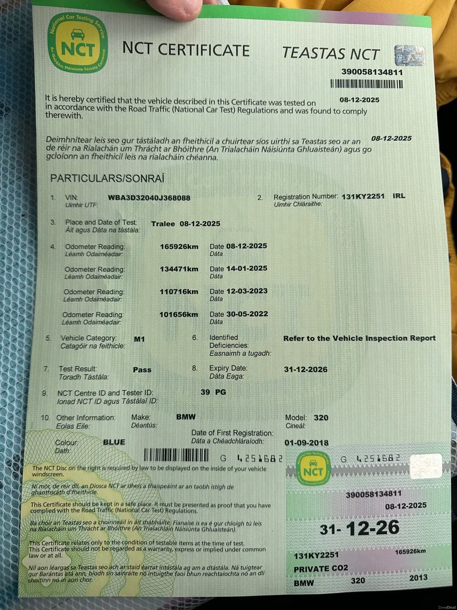 BMW 320d Luxury 2013, Really LOW mileage, NEW NCT - Image 4