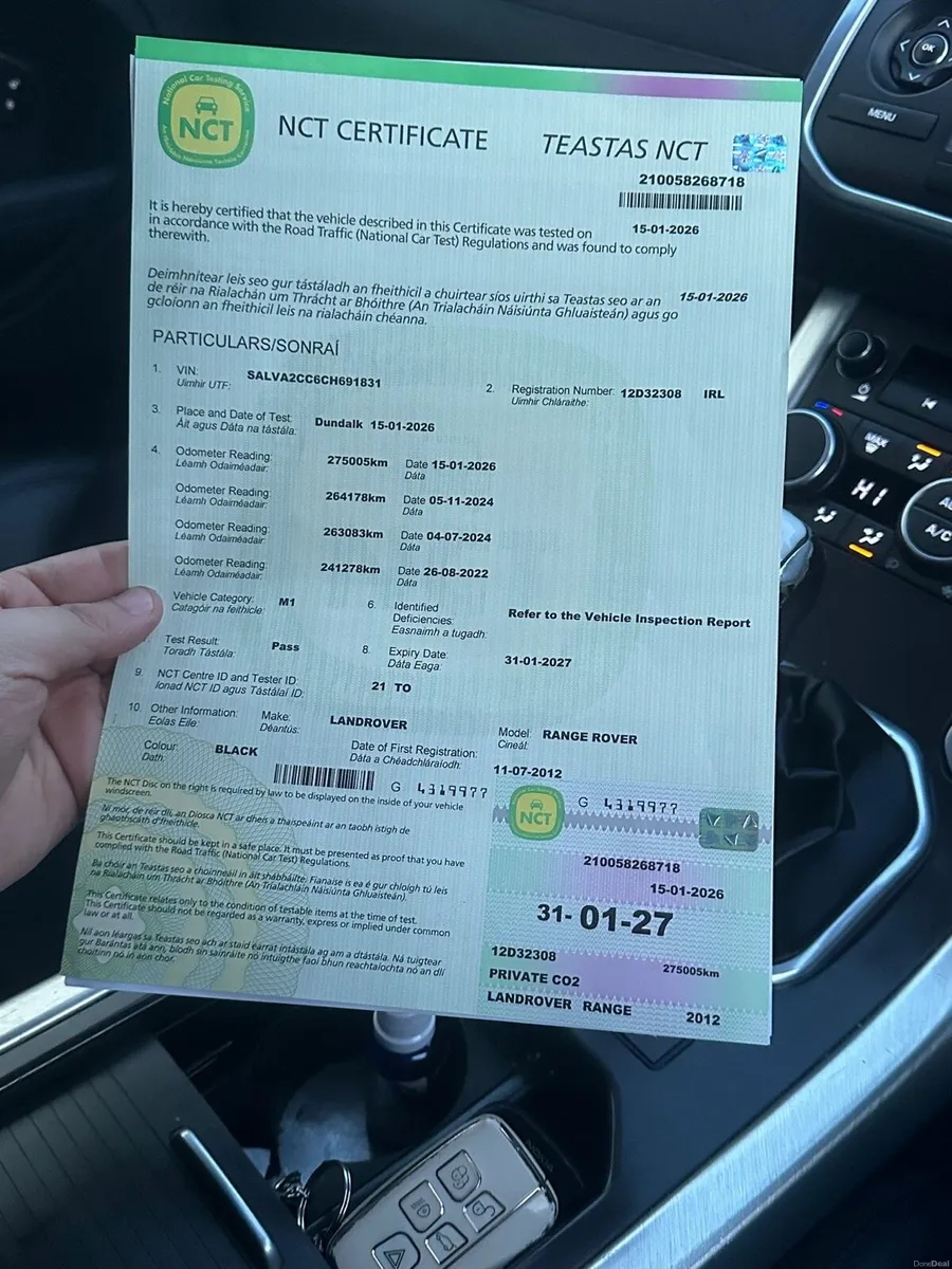 2012 Range Rover Evoque Fresh nct 1/27  swap - Image 4