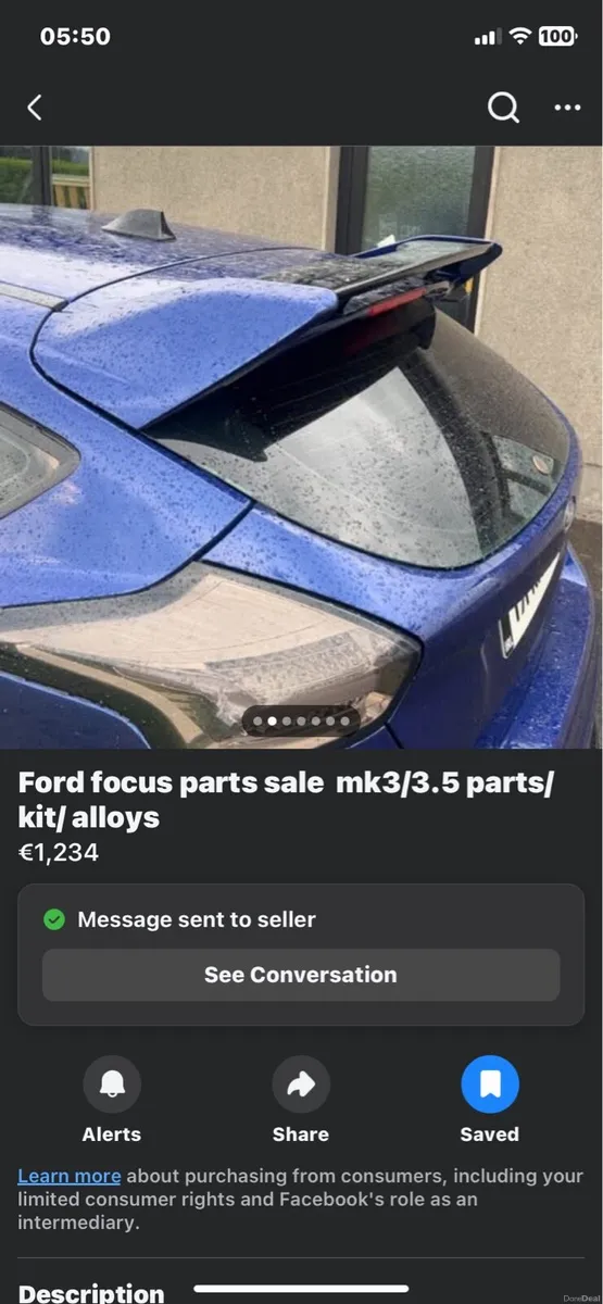 Ford focus mk 3.5 body kit - Image 1