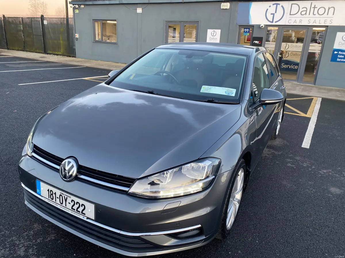 VOLKSWAGEN GOLF HIGHLINE 1.6 TDI 2018 (181)1 OWNER - Image 1