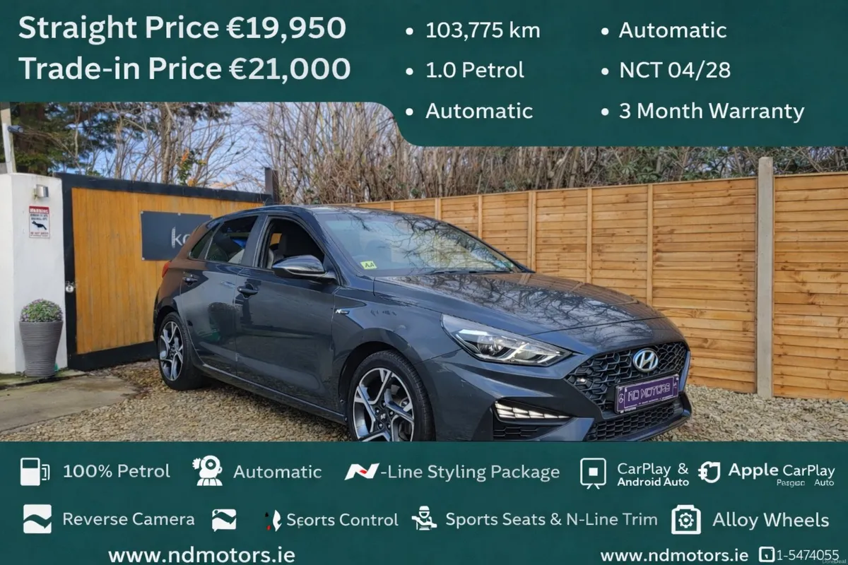 🆕️2022 Hyundai i30 1lt Petrol Deluxe NLine🆕️ - Image 1