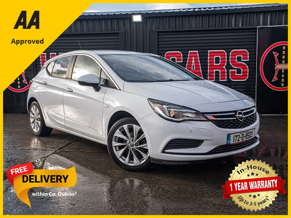172 Opel Astra 1.0/High spec/Irish/1yr warranty - Image 1