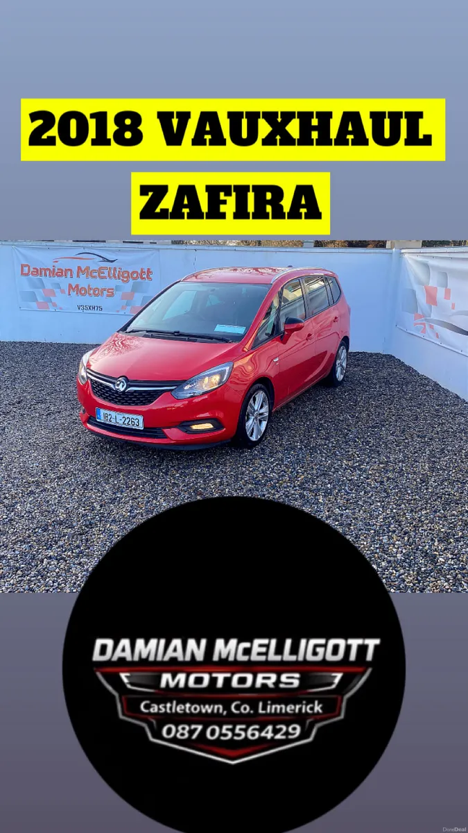 2018 OPEL ZAFIRA TOURER 7 seater - Image 1