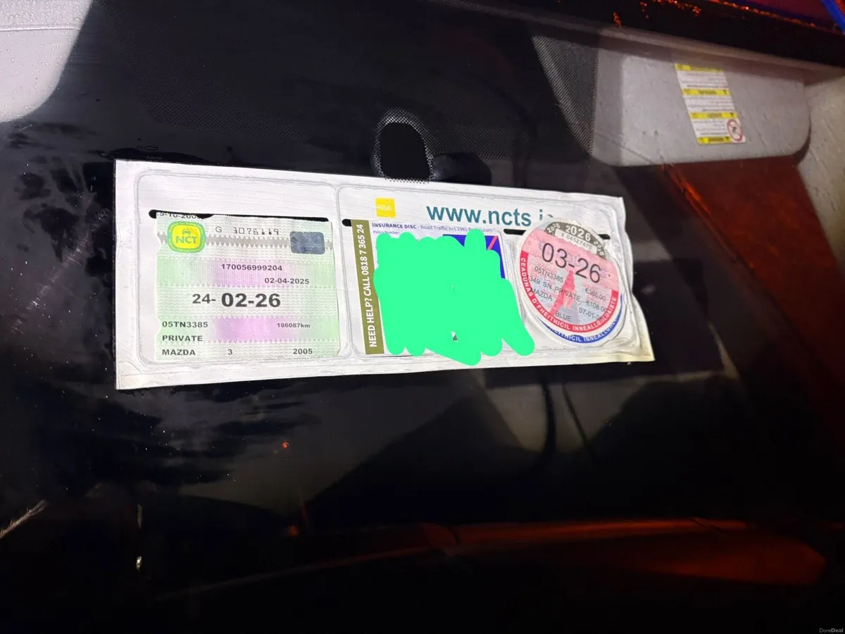 Mazda 3 NCTED AND TAXED - Image 2