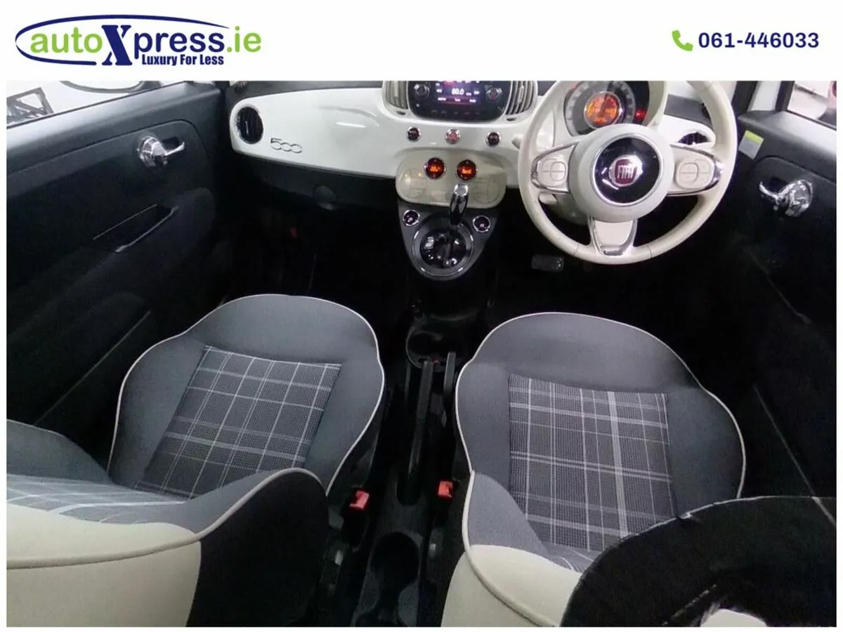 Fiat 500 TWINAIR LOUNGE Panoramic Glass Roof Autom - Image 2