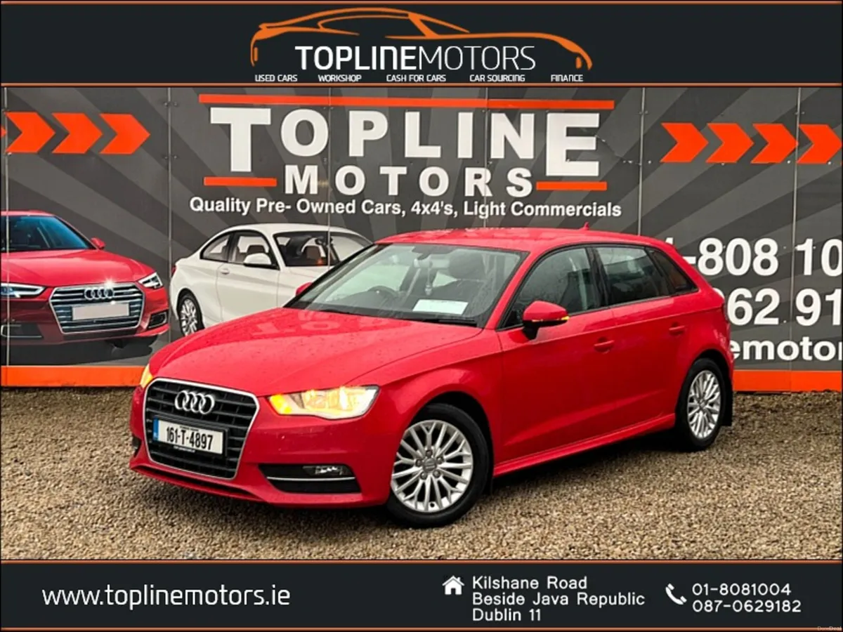==STUNNING AUDI A3//1.6 TDI//NEW NCT== - Image 1