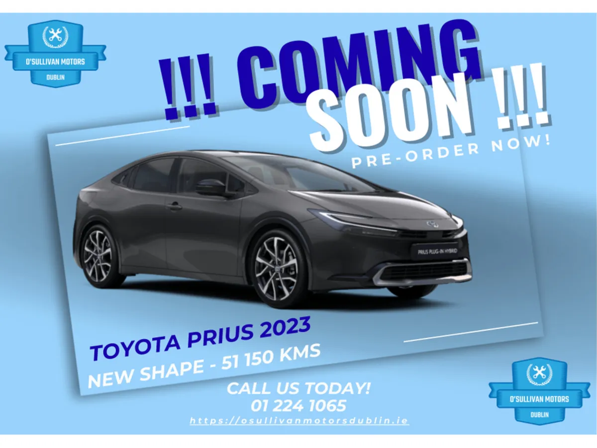Toyota Prius /2023/PLUG-IN HYBRID/IRISH CAR