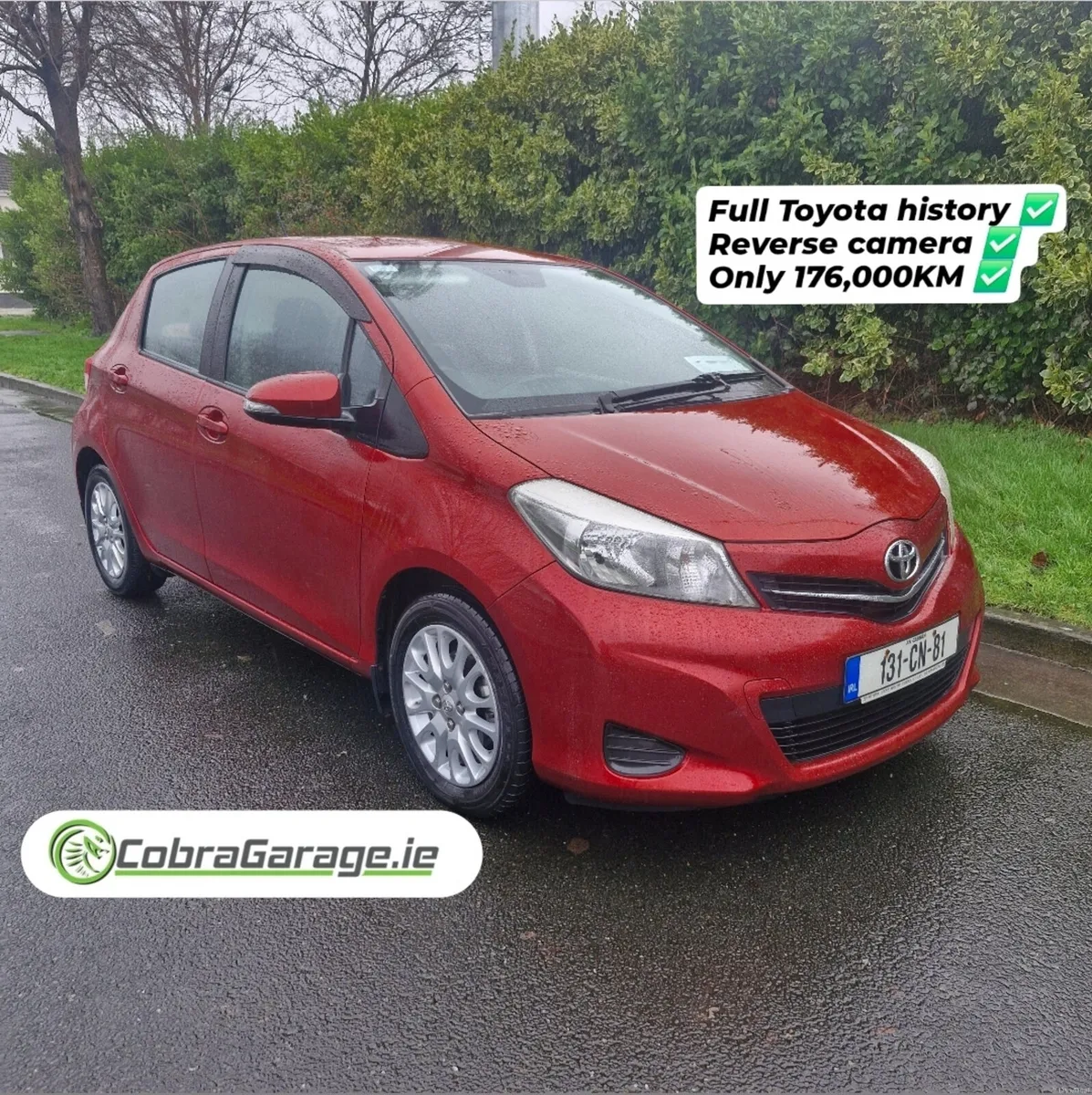 Toyota Yaris Low KMs NCT 05/2026 2013 - Image 1