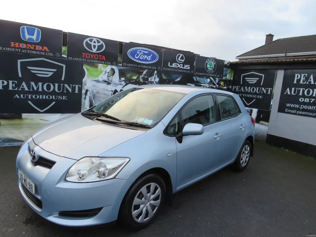 Toyota Auris 2009 5DR  PETROL FRESH NCT 27 - Image 1