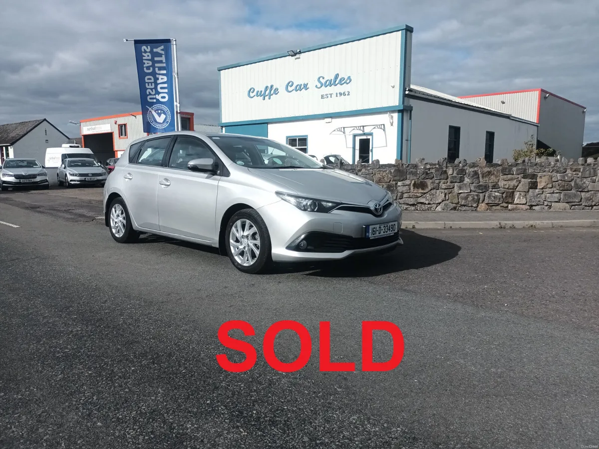 2016 Toyota Auris 1.4 D-4D (90) 5Dr Luna - Image 1