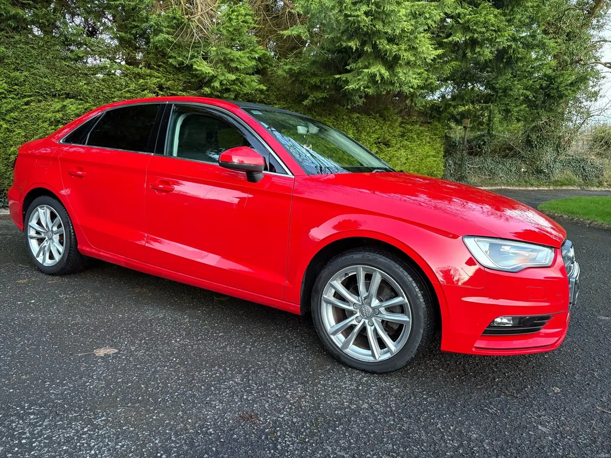 2015 Red Audi A3 Saloon - Image 3