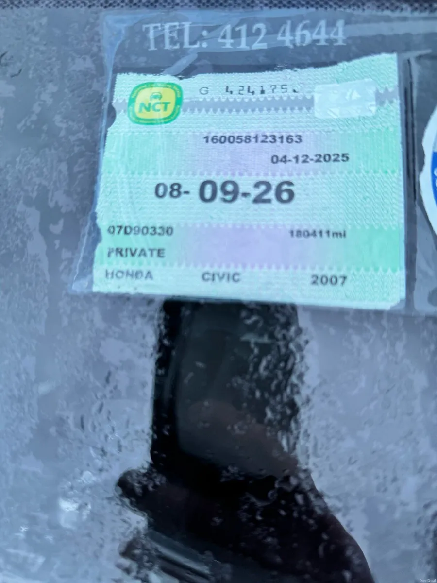 Honda civic 2007 new NCT new tax - Image 4