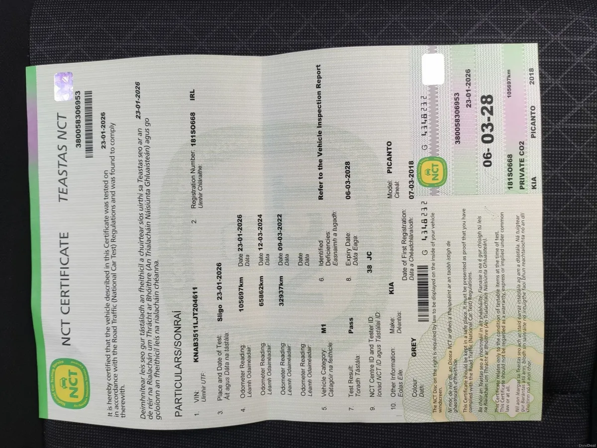 Kia Picanto 2018   Fresh NCT until 03/2028 - Image 2