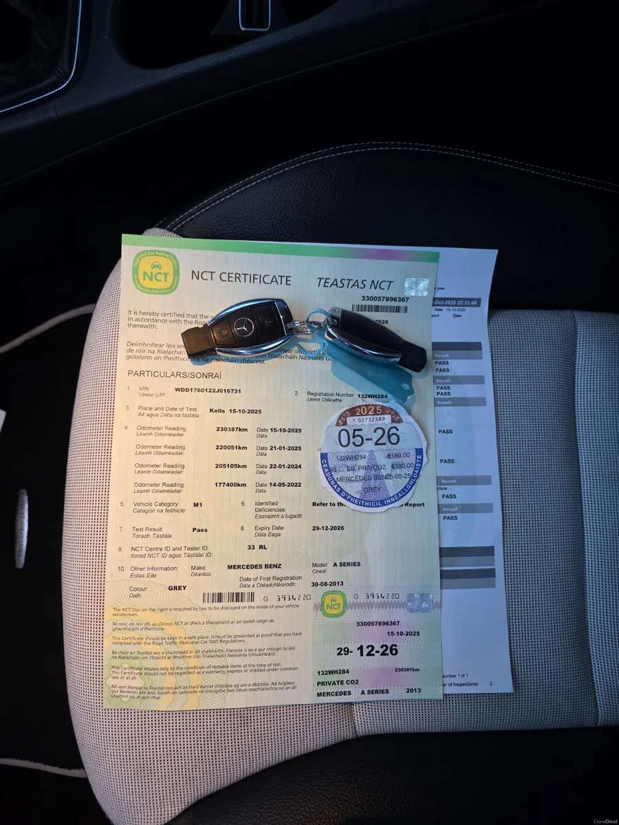 Mercedes-Benz A-Class 2013 New Nct 12/26 - Image 3