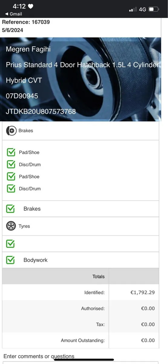 Toyota Prius Hybrid NEW NCT - Image 1