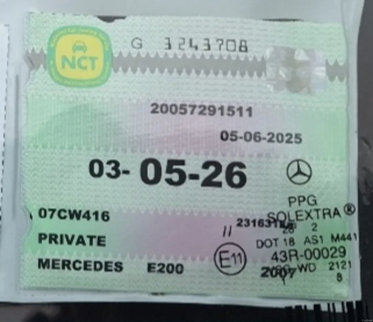 07 E200 compressor tax and NCT - Image 2