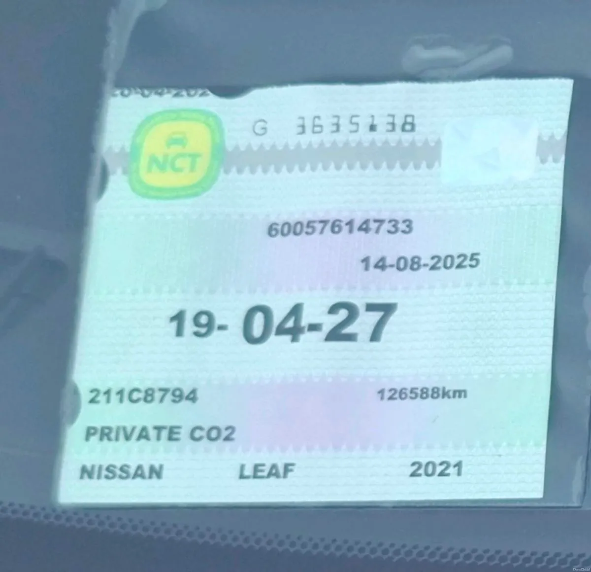 2021 62kw BATT. SOH 90% Range 280-320km NCT 4/27 - Image 4